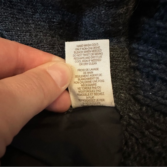 Free people size small wool and sweater puffer vest fair isle detail - Picture 10 of 14